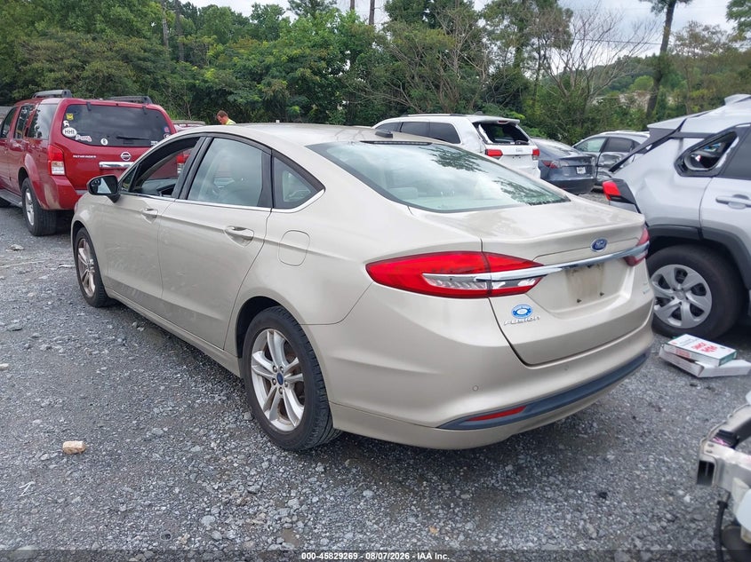 Vin: 3fa6p0hd3jr164752, lot: 46328170, ford fusion se 20183