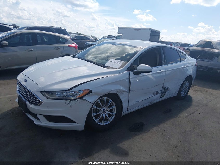 Vin: 3fa6p0g73hr318706, lot: 46328185, ford fusion s 20172
