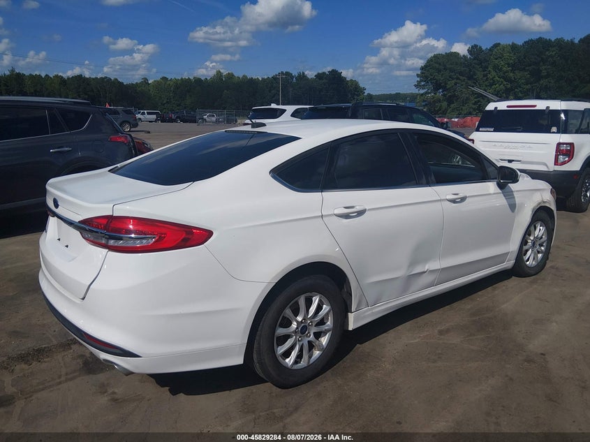 Vin: 3fa6p0g73hr318706, lot: 46328185, ford fusion s 20174