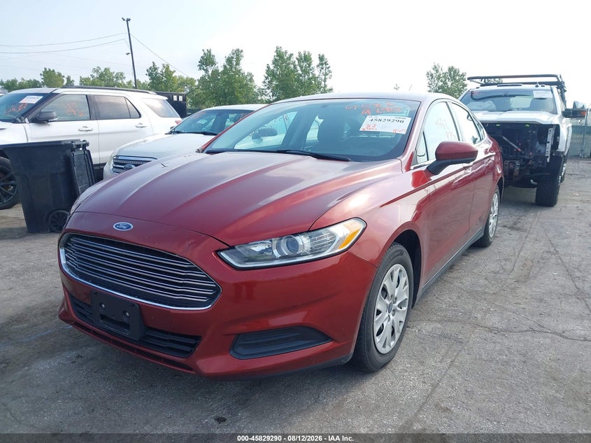 Vin: 3fa6p0g70er293727, lot: 46328191, ford fusion s 20142