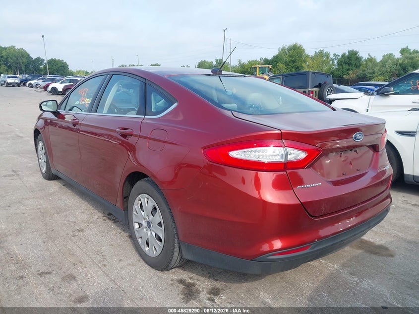 Vin: 3fa6p0g70er293727, lot: 46328191, ford fusion s 20143