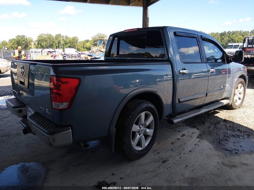 Vin: 1n6ba0ed5cn317102, lot: 46328213, nissan titan sl 20124
