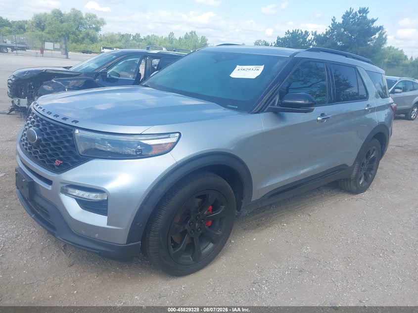 Vin: 1fm5k8gc2lgb57888, lot: 46328229, ford explorer st 20202