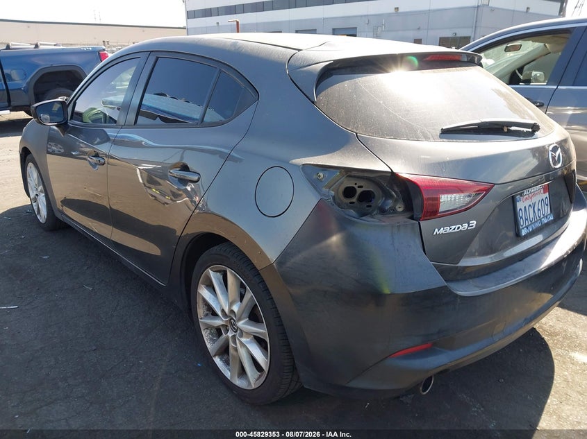 Vin: jm1bn1m37h1135017, lot: 46328254, mazda mazda3 grand touring 20173