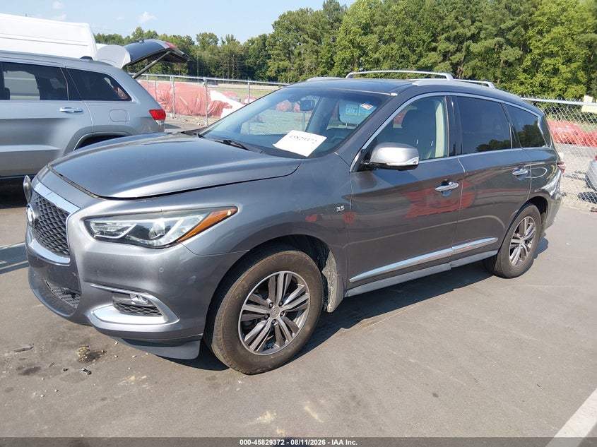 Vin: 5n1al0mm9gc523823, lot: 46328273, infiniti qx60 20162