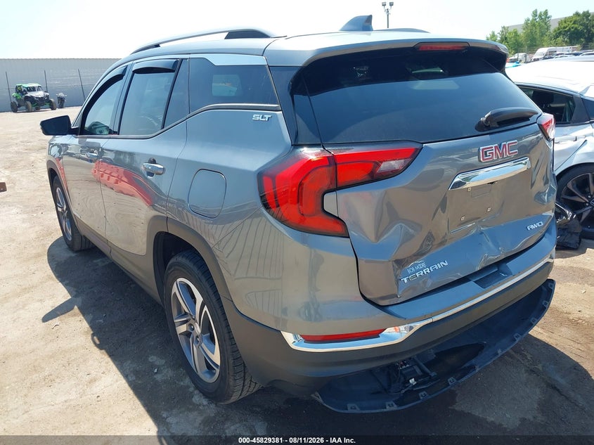 Vin: 3gkalvev8ml303876, lot: 46328282, gmc terrain awd slt 20213