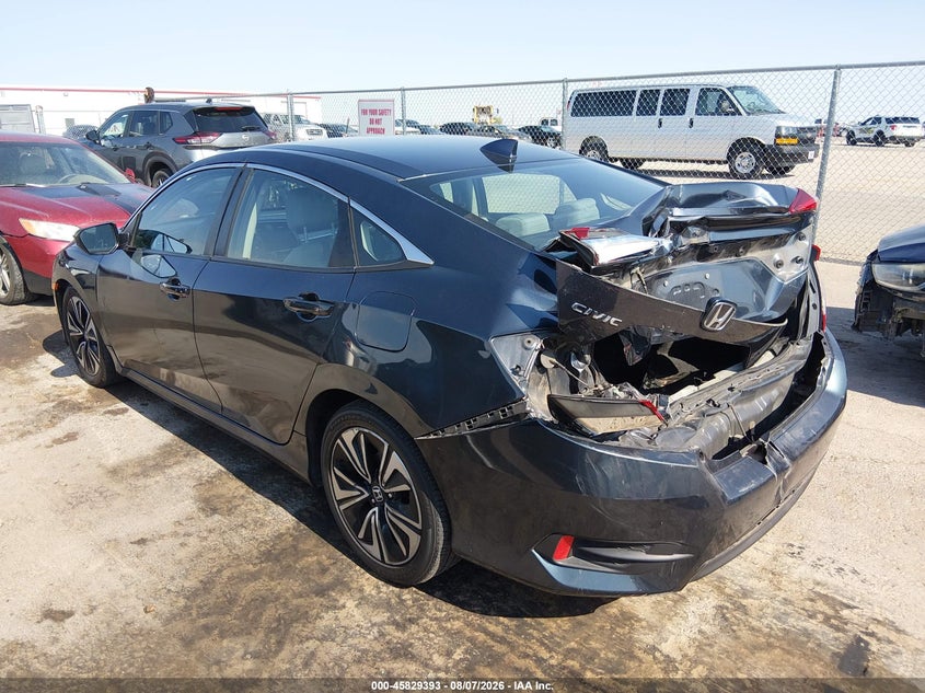 Vin: 19xfc1f3xge006754, lot: 46328294, honda civic ex-t 20163