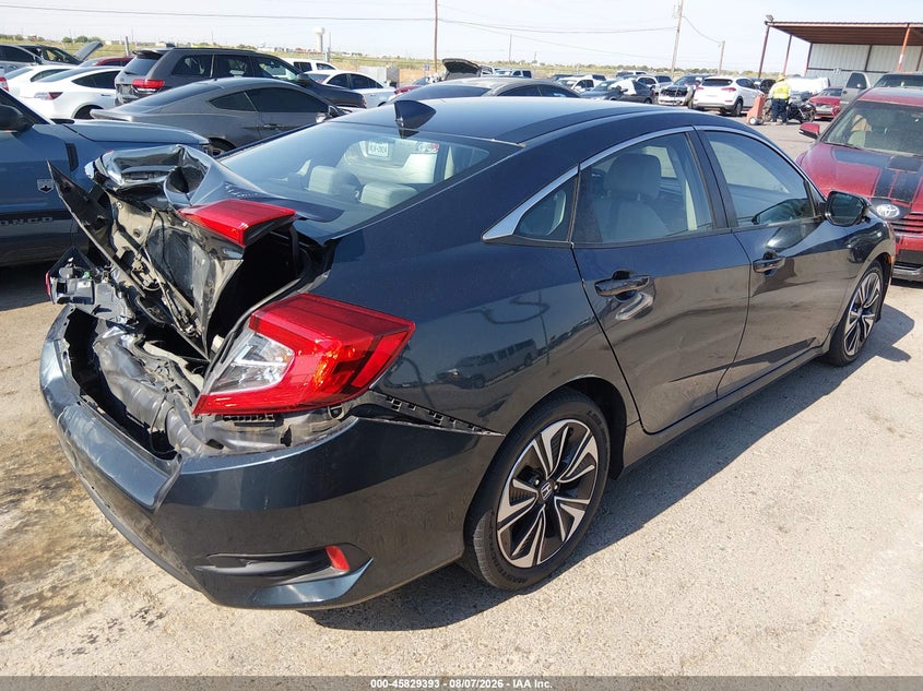 Vin: 19xfc1f3xge006754, lot: 46328294, honda civic ex-t 20164