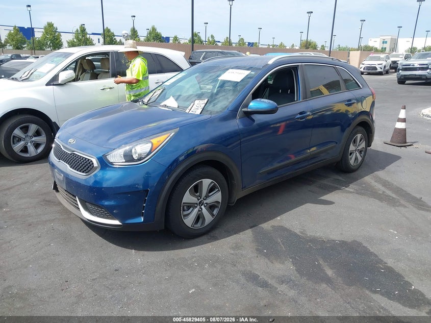 Vin: kndcb3lc1k5317984, lot: 46328306, kia niro lx 20192