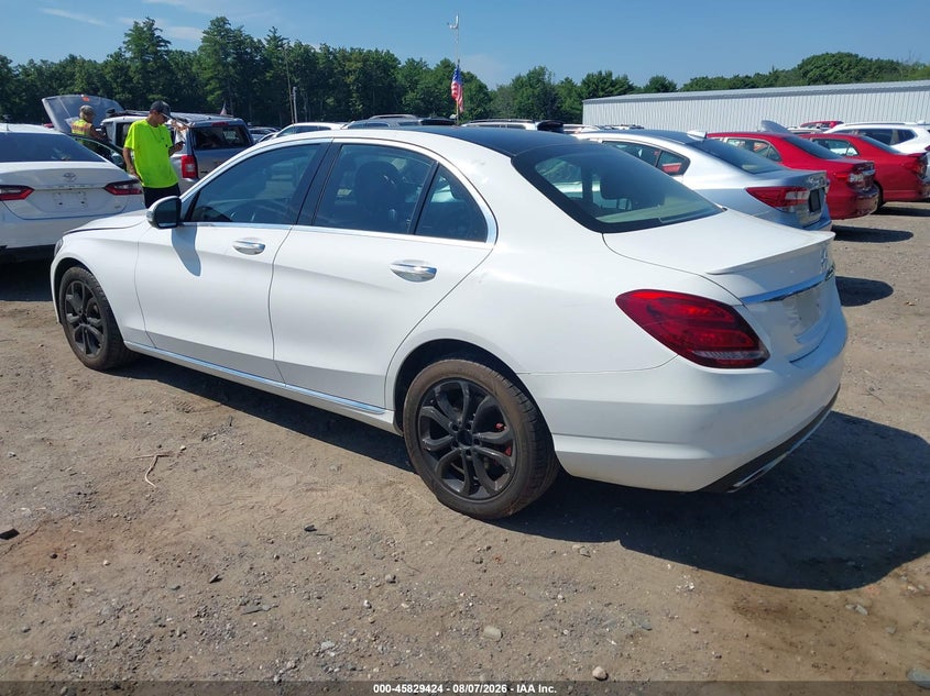 Vin: 55swf4kb2hu224039, lot: 46328325, mercedes-benz c 300 4matic 20173
