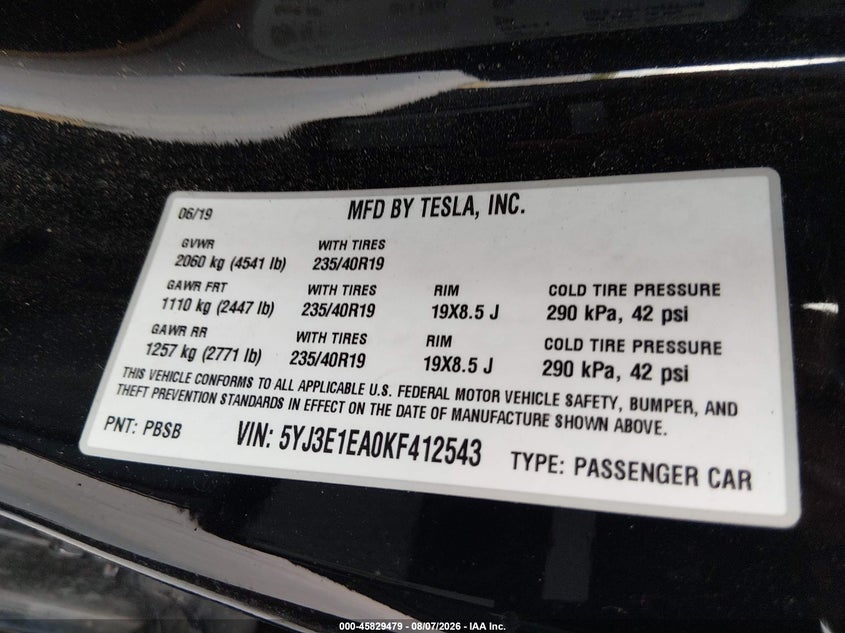 TESLA MODEL 3 - zdjęcie 9