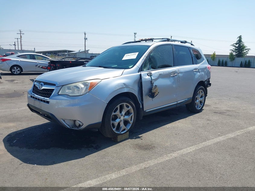 Vin: jf2sjauc4fh447541, lot: 46328392, subaru forester 2.5i touring 20152