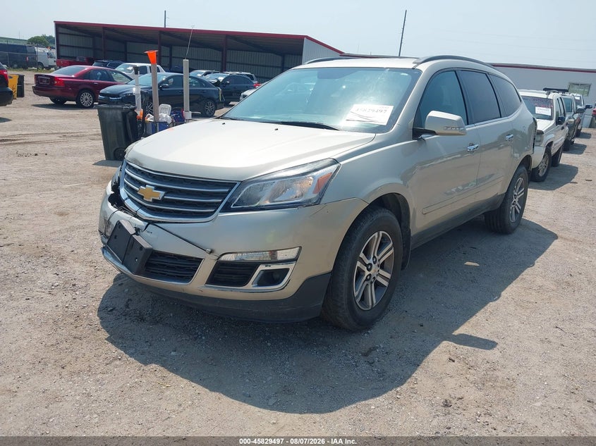 Vin: 1gnkvgkd4hj145297, lot: 46328398, chevrolet traverse lt 20172