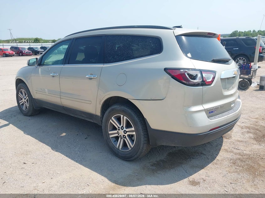 Vin: 1gnkvgkd4hj145297, lot: 46328398, chevrolet traverse lt 20173