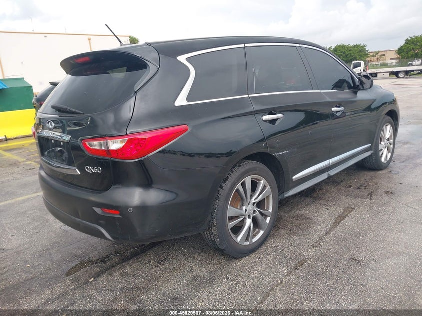 Vin: 5n1al0mn4ec504411, lot: 46328408, infiniti qx60 20144