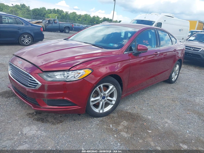 Vin: 3fa6p0hd2jr153046, lot: 46328443, ford fusion se 20182