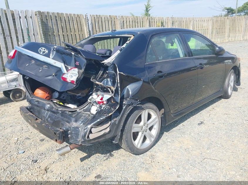 2013 TOYOTA COROLLA SEDAN 1.8L I-4 DOHC, VVT, 132HP