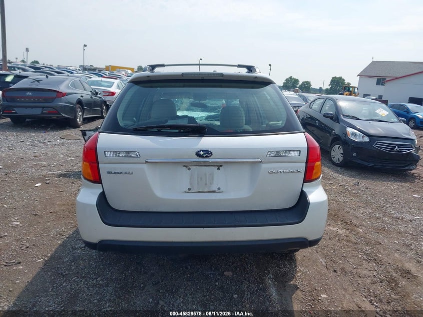 SUBARU OUTBACK 2007 VIN 4S4BP61C177341632