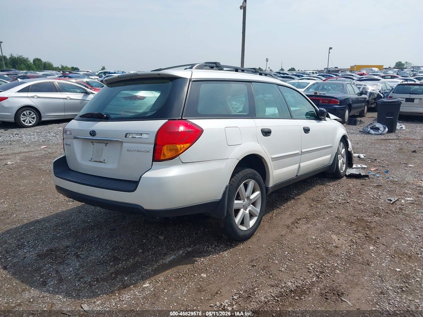 2007 SUBARU OUTBACK auction photo 4
