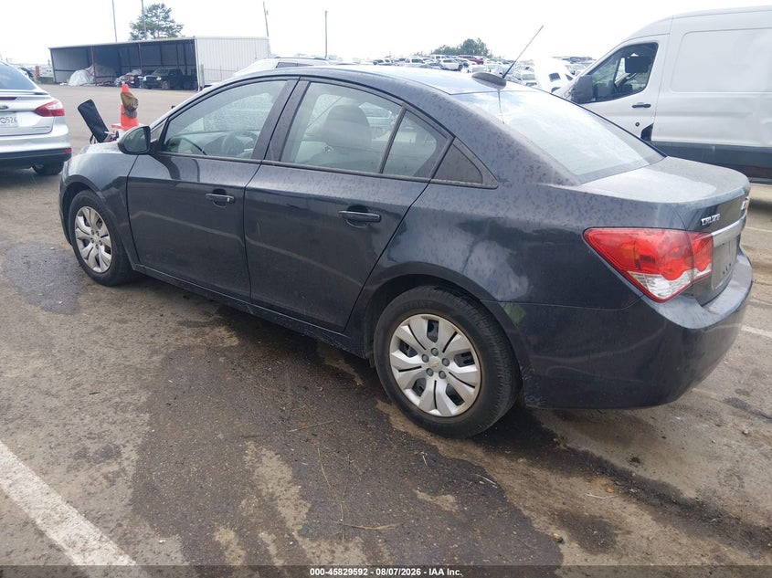 Vin: 1g1pc5sg9g7202214, lot: 46328493, chevrolet cruze limited ls auto 20163