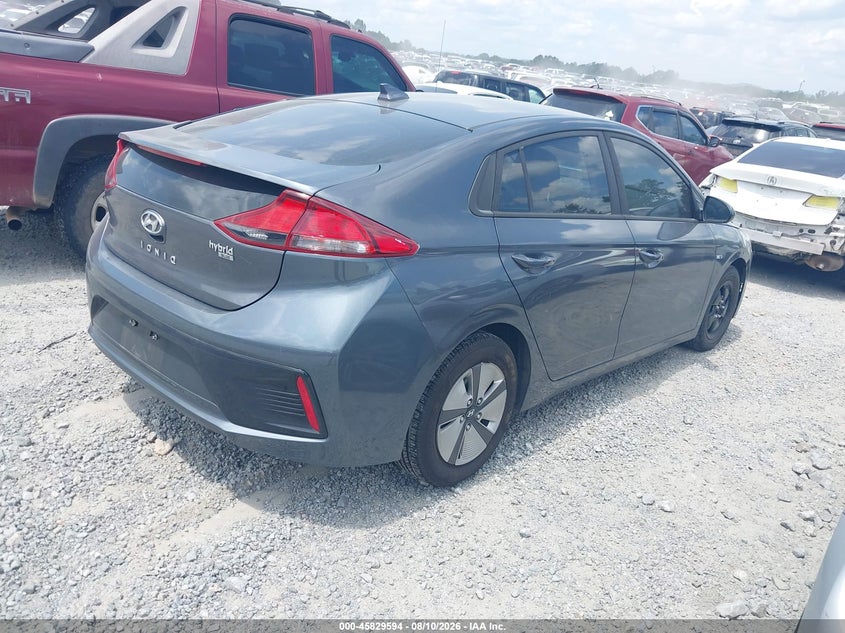 Vin: kmhc65lc7ku168367, lot: 46328495, hyundai ioniq hybrid blue 20194