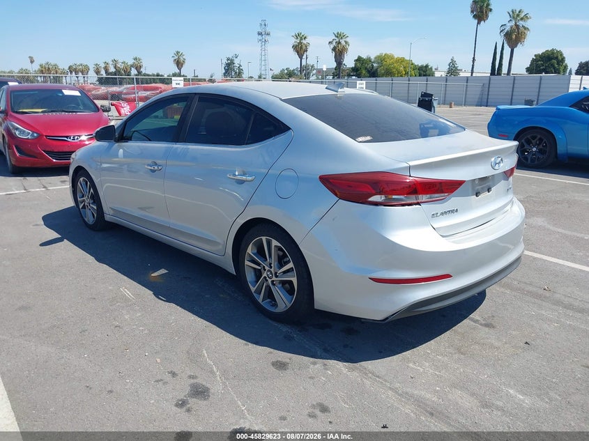 Vin: 5npd84lf5hh038310, lot: 46328524, hyundai elantra limited 20173