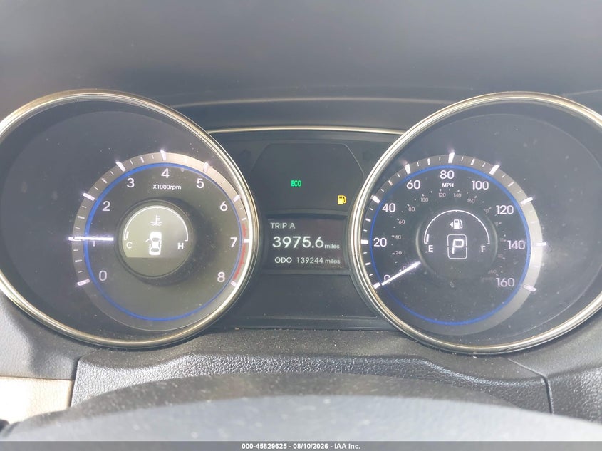HYUNDAI SONATA 2012 VIN 5NPEC4AC6CH387271