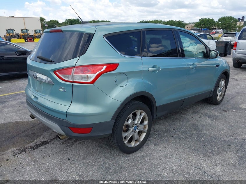 Vin: 1fmcu9h99dub67766, lot: 46328533, ford escape sel 20134