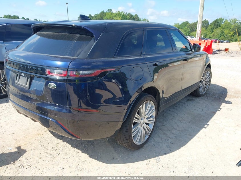 Vin: salyt2ex4ma304128, lot: 46328554, land rover range rover velar p250 r-dynamic s 20214