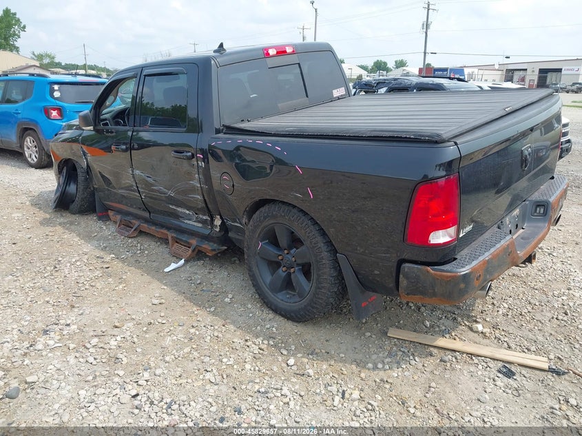 Vin: 1c6rr7lt9ks559718, lot: 46328558, ram 1500 classic big horn  4x4 5'7 box 20193