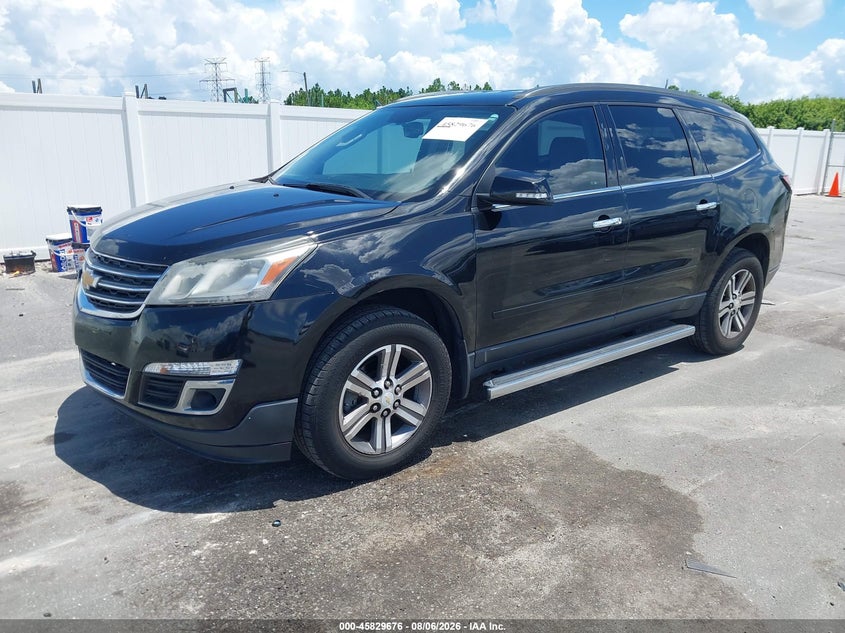 Vin: 1gnkrhkd3hj209906, lot: 46328577, chevrolet traverse lt 20172