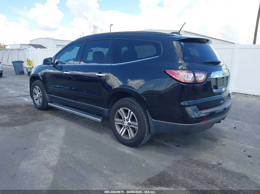 Vin: 1gnkrhkd3hj209906, lot: 46328577, chevrolet traverse lt 20173