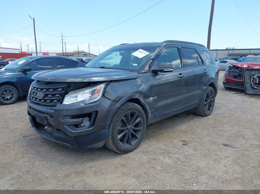 Vin: 1fm5k7d87hgd98525, lot: 46328619, ford explorer xlt 20172
