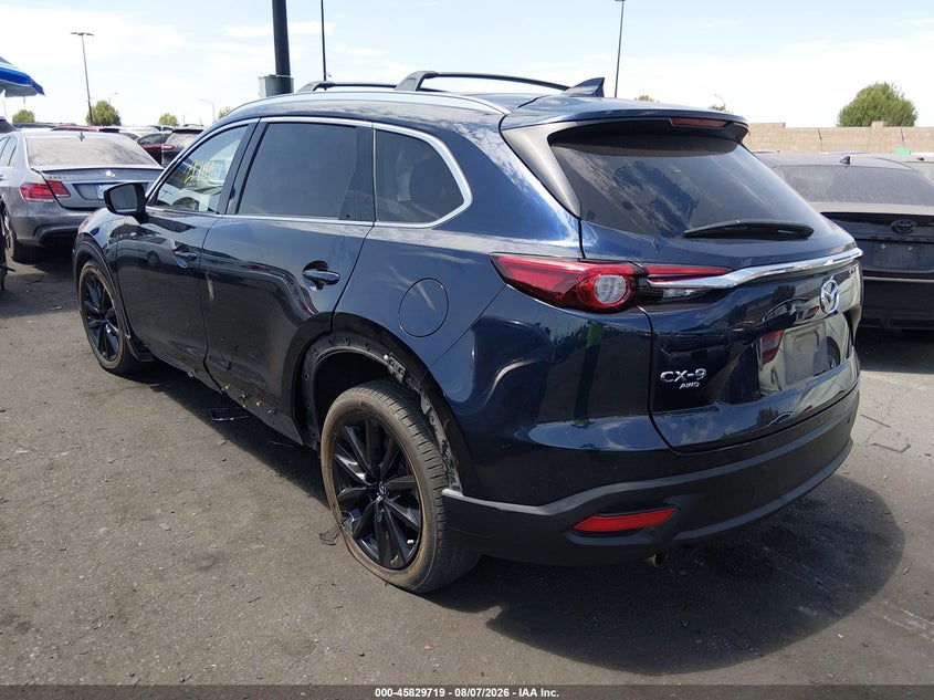 Vin: jm3tcbay7n0621772, lot: 46328620, mazda cx-9 touring plus 20223