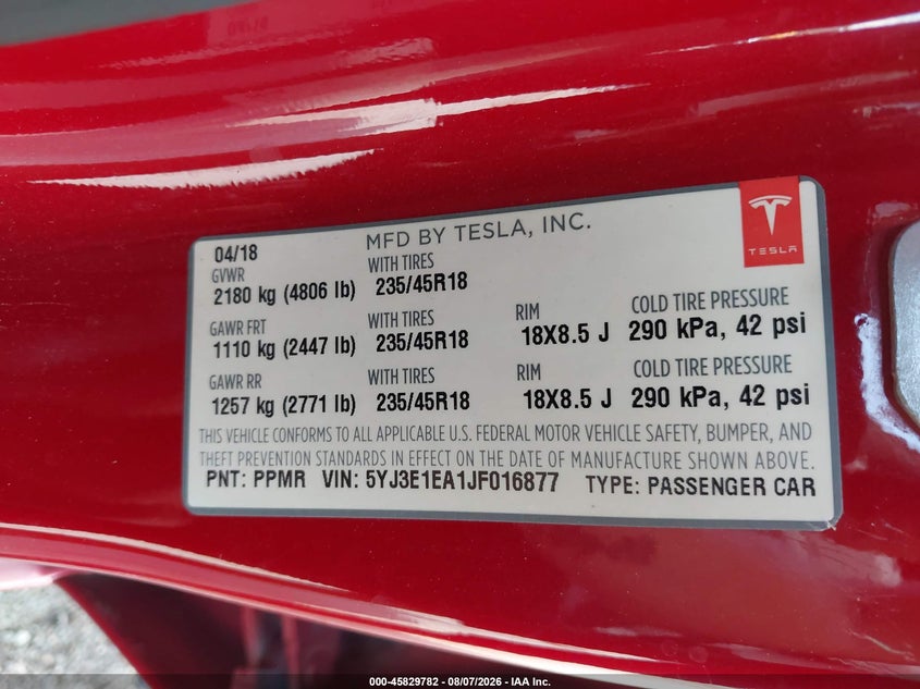 TESLA MODEL 3 - zdjęcie 9
