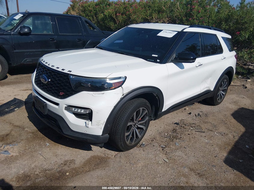 Vin: 1fm5k8gc3lgb53980, lot: 46328708, ford explorer st 20202