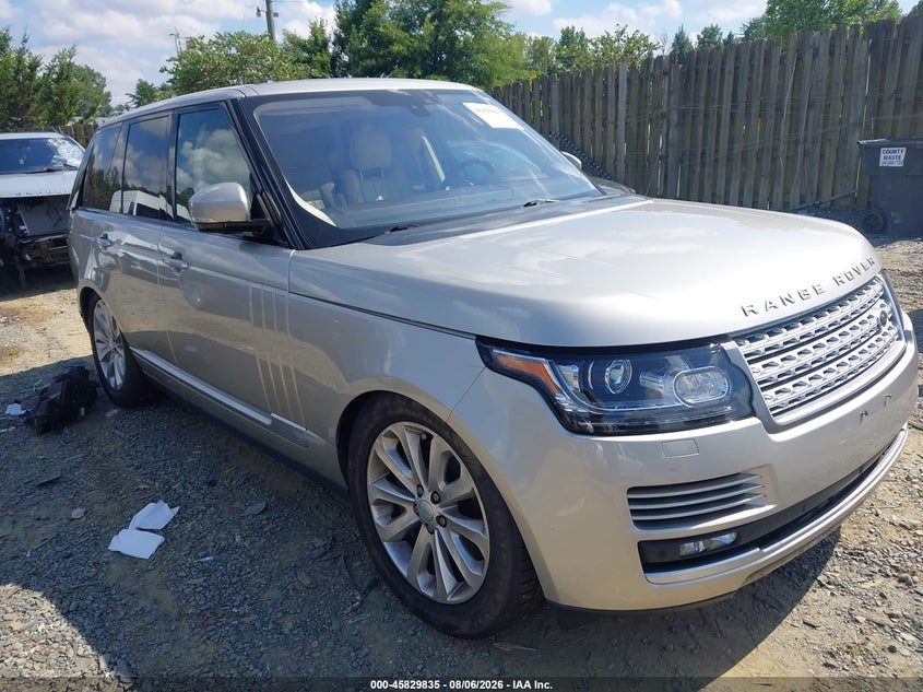 2016 LAND ROVER RANGE ROVER — zdjęcie z aukcji