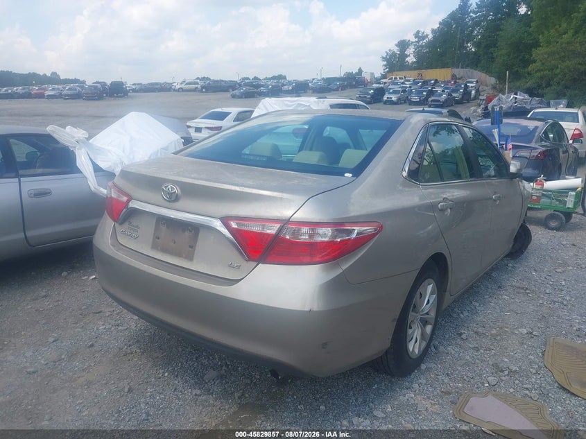 Vin: 4t1bf1fk8gu150331, lot: 46328758, toyota camry le 20164