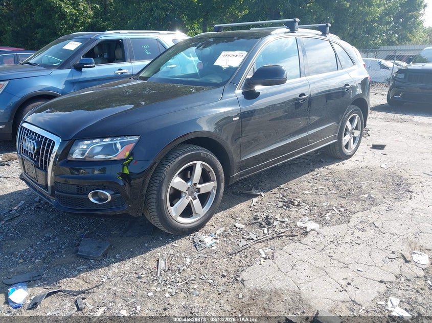 2011 Audi Q5, Right Front, IAAI, VIN WA1DKAFP8BA035317 — photo 2