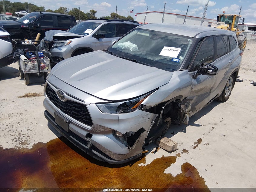 Vin: 5tdkdrah0ps022982, lot: 46328799, toyota highlander le 20232