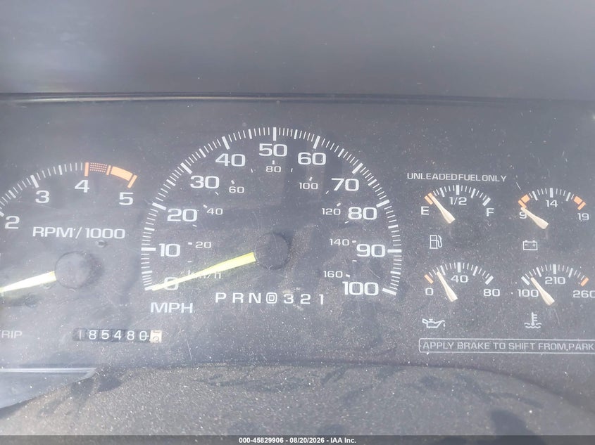 GMC YUKON 1995 VIN 1GKEC13K4SJ770686