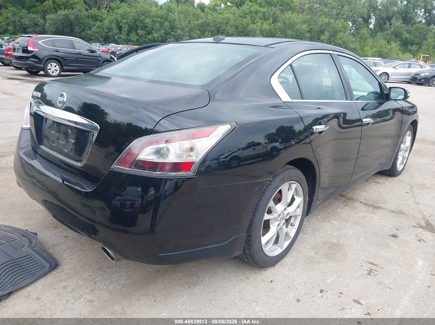 Vin: 1n4aa5ap8ec448394, lot: 46328814, nissan maxima 3.5 sv 20144