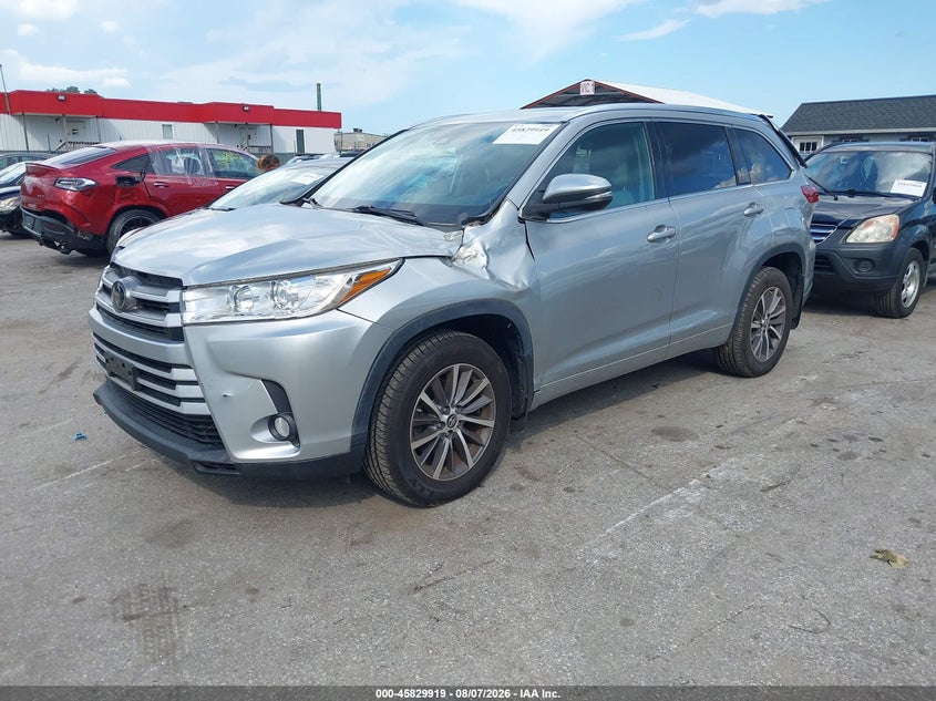 Vin: 5tdjzrfh5js818060, lot: 46328820, toyota highlander xle 20182