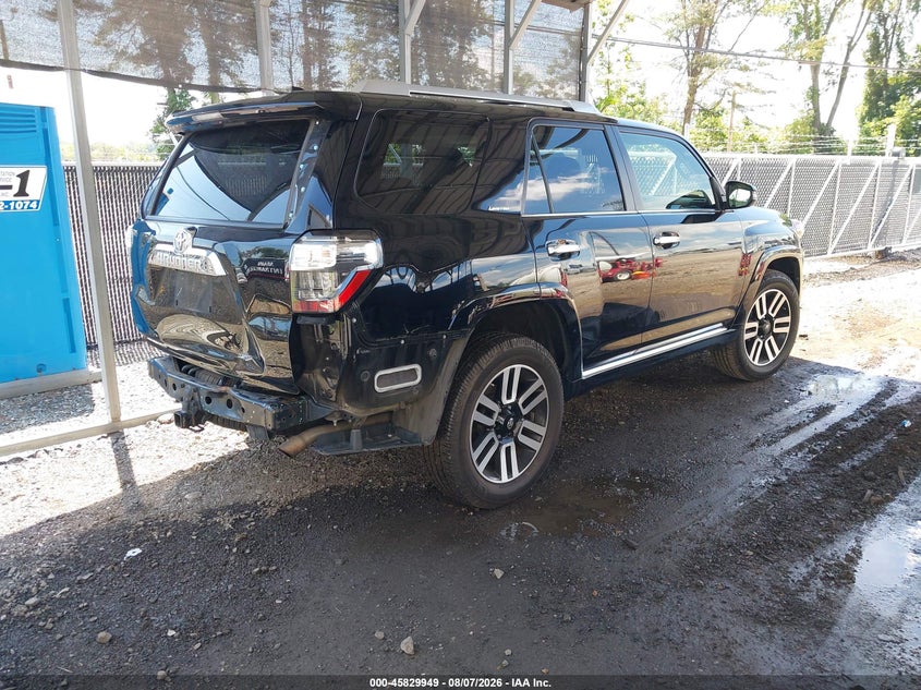 Vin: jtebu5jr8g5329738, lot: 46328849, toyota 4runner limited 20164