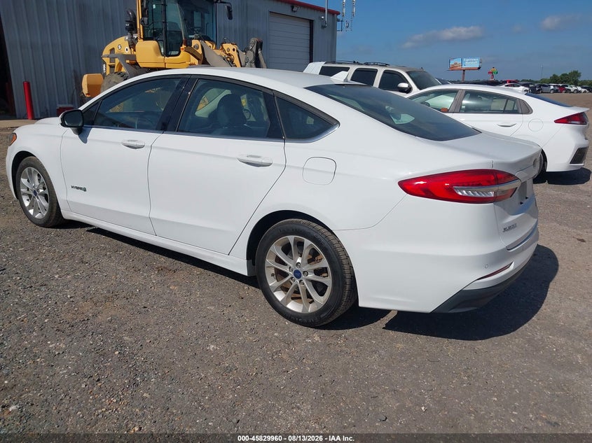 Vin: 3fa6p0lu3kr274385, lot: 46328861, ford fusion hybrid se 20193