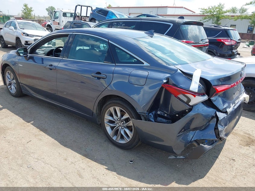 Vin: 4t1j21fb3lu013590, lot: 46328879, toyota avalon hybrid xle 20203