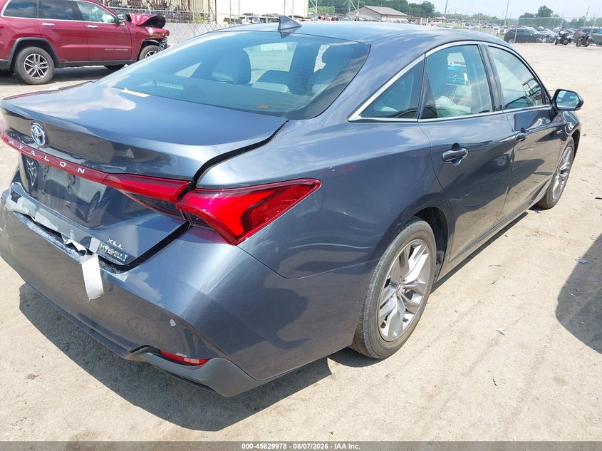 Vin: 4t1j21fb3lu013590, lot: 46328879, toyota avalon hybrid xle 20204