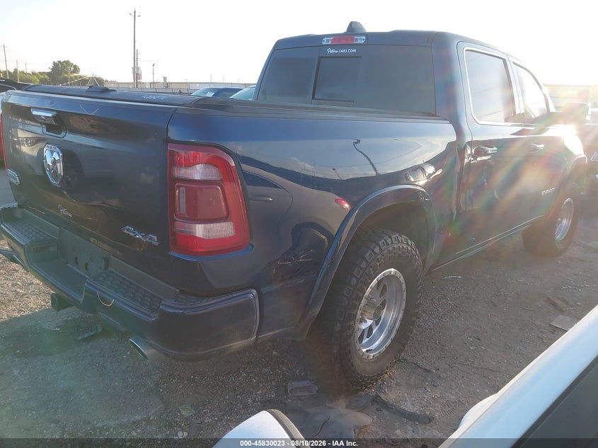 Vin: 1c6srfkt7ln232456, lot: 46328924, ram 1500 laramie longhorn  4x4 5'7 box 20204