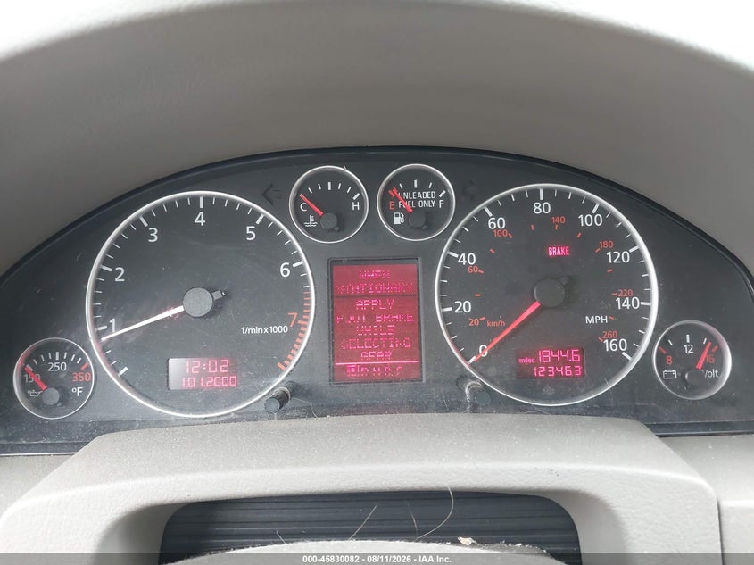 2002 AUDI A6 auction photo 7