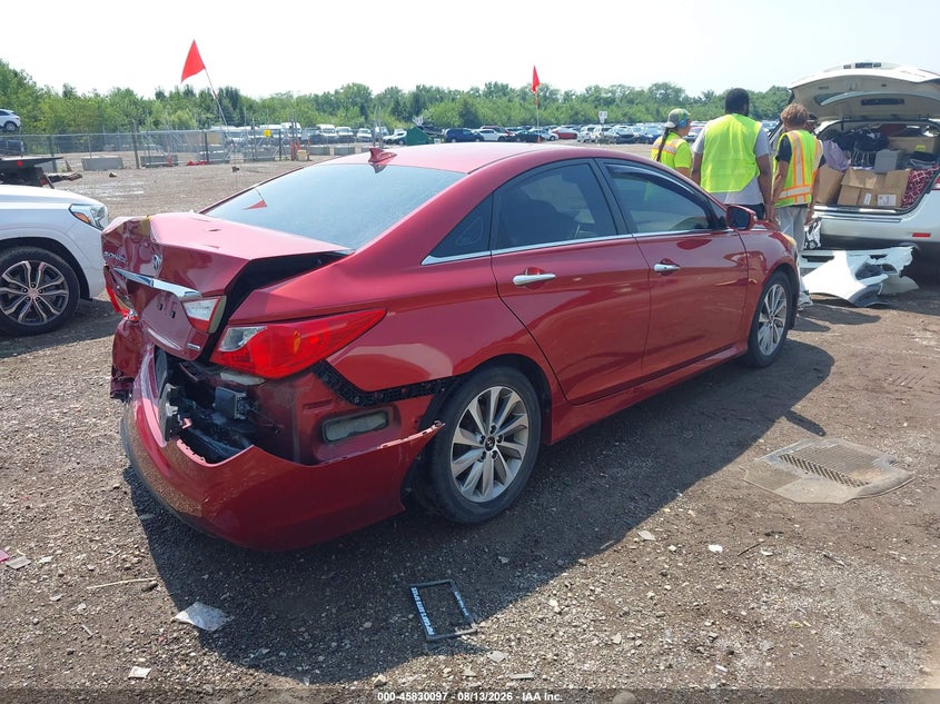 2014 HYUNDAI SONATA SEDAN 2.4L I-4 DI, DOHC, VVT, 190HP